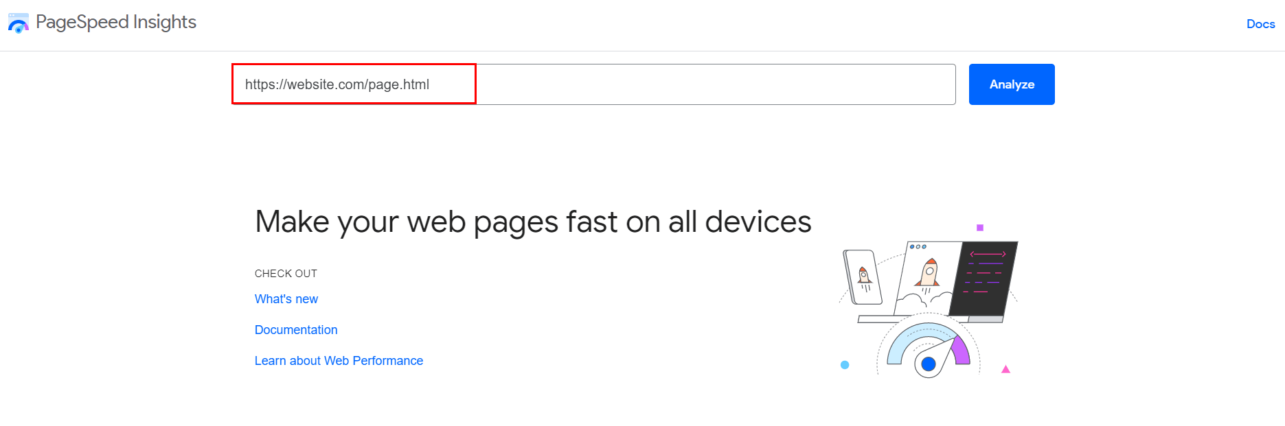 measure the loading speed of a website