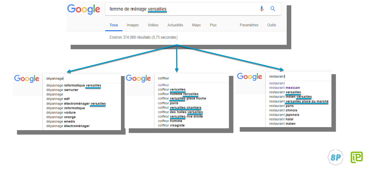 Local search suggestions