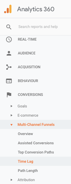 Conversion window in Google Analytics