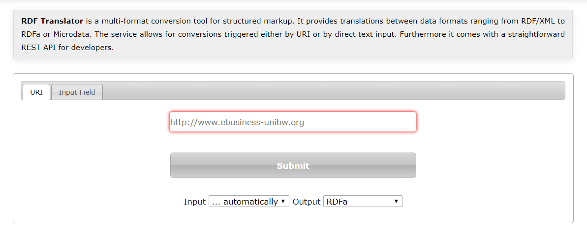RDF Translator