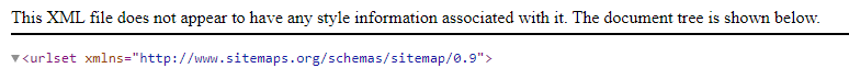 XML sitemap contains this information