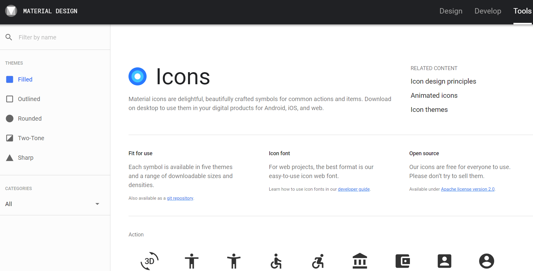 Material icons