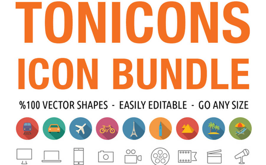 Tonicons icon bundle