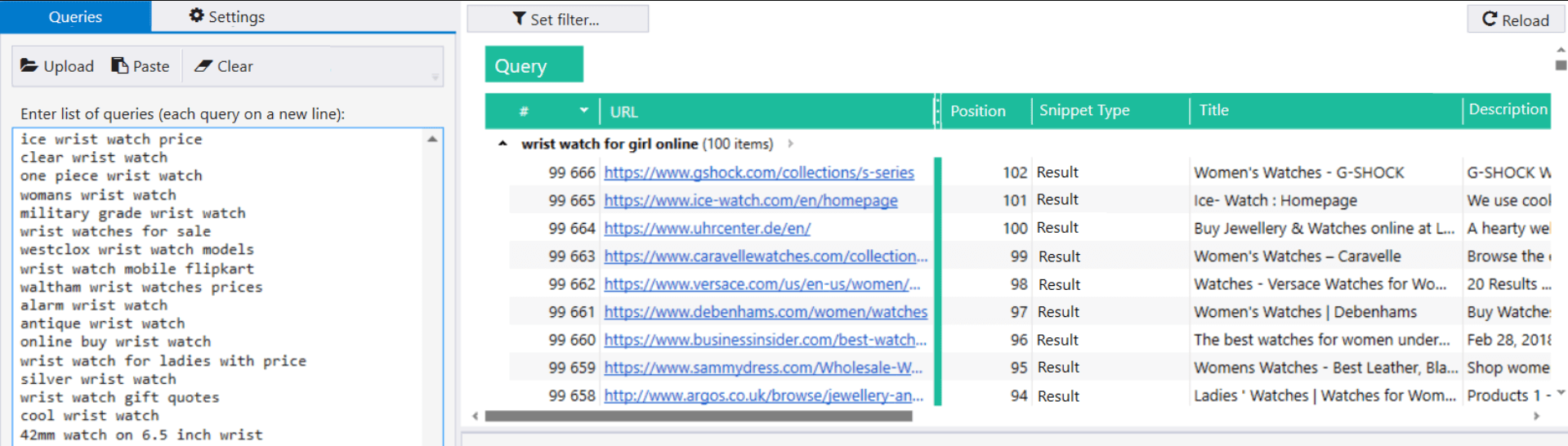 Using SE Scraper tool in Netpeak Checker