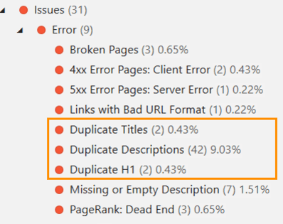 Find duplicate content with the Netpeak Spider crawler