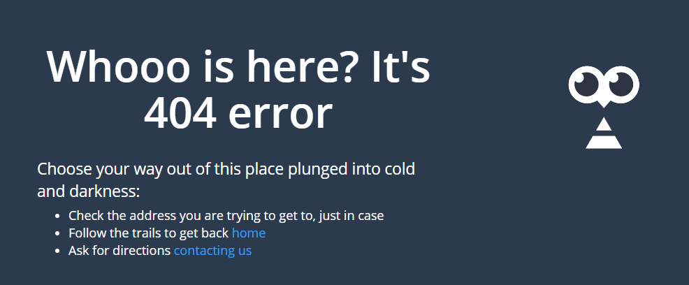 If everything is set right on the technical side of the website, the user will see a 404 or 410 error