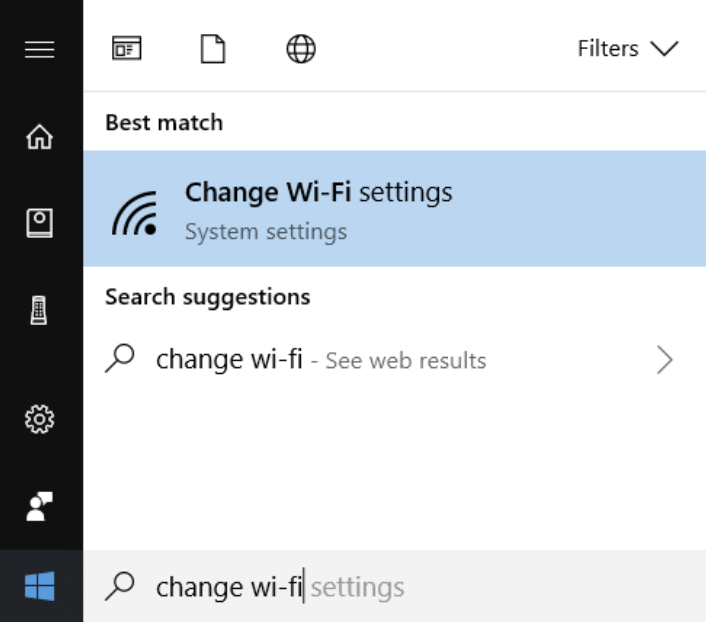 Wi-fi settings