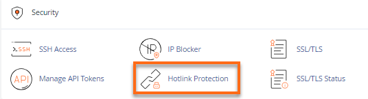 Hotlinking is one of the primary security tasks