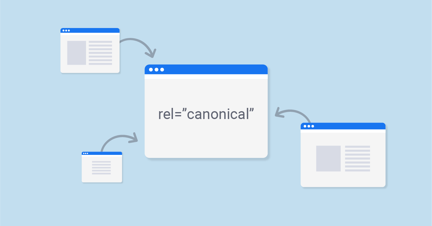 Use canonical tags to avoid errors in page indexing 