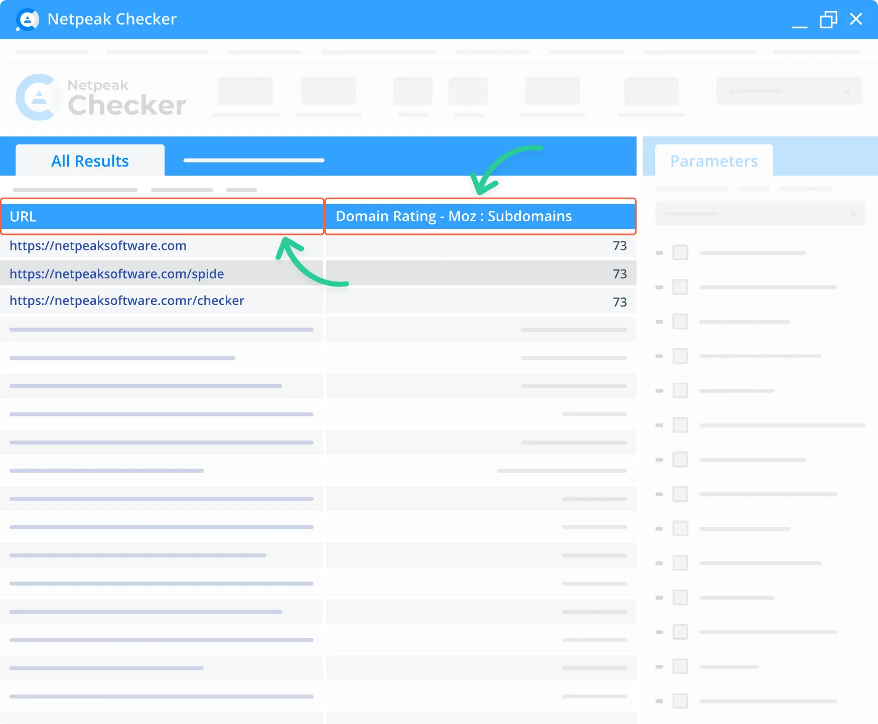 Using Moz integration to evaluate domain authority.