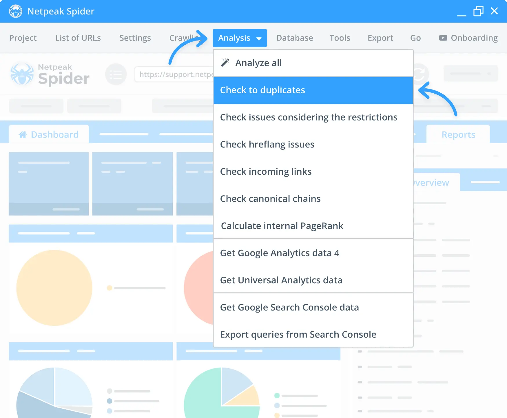 Analyzing URLs and Checking for Duplicates