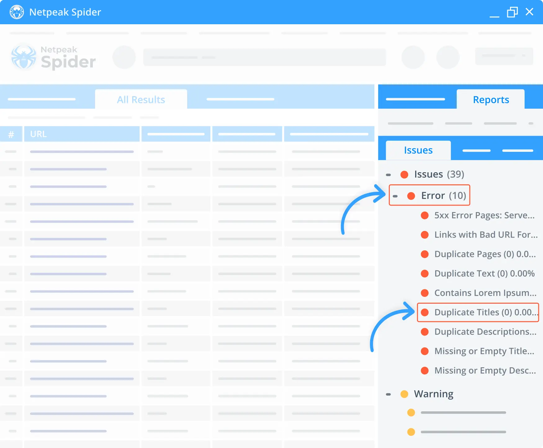 Duplicate Check Error Duplicate Titles section
