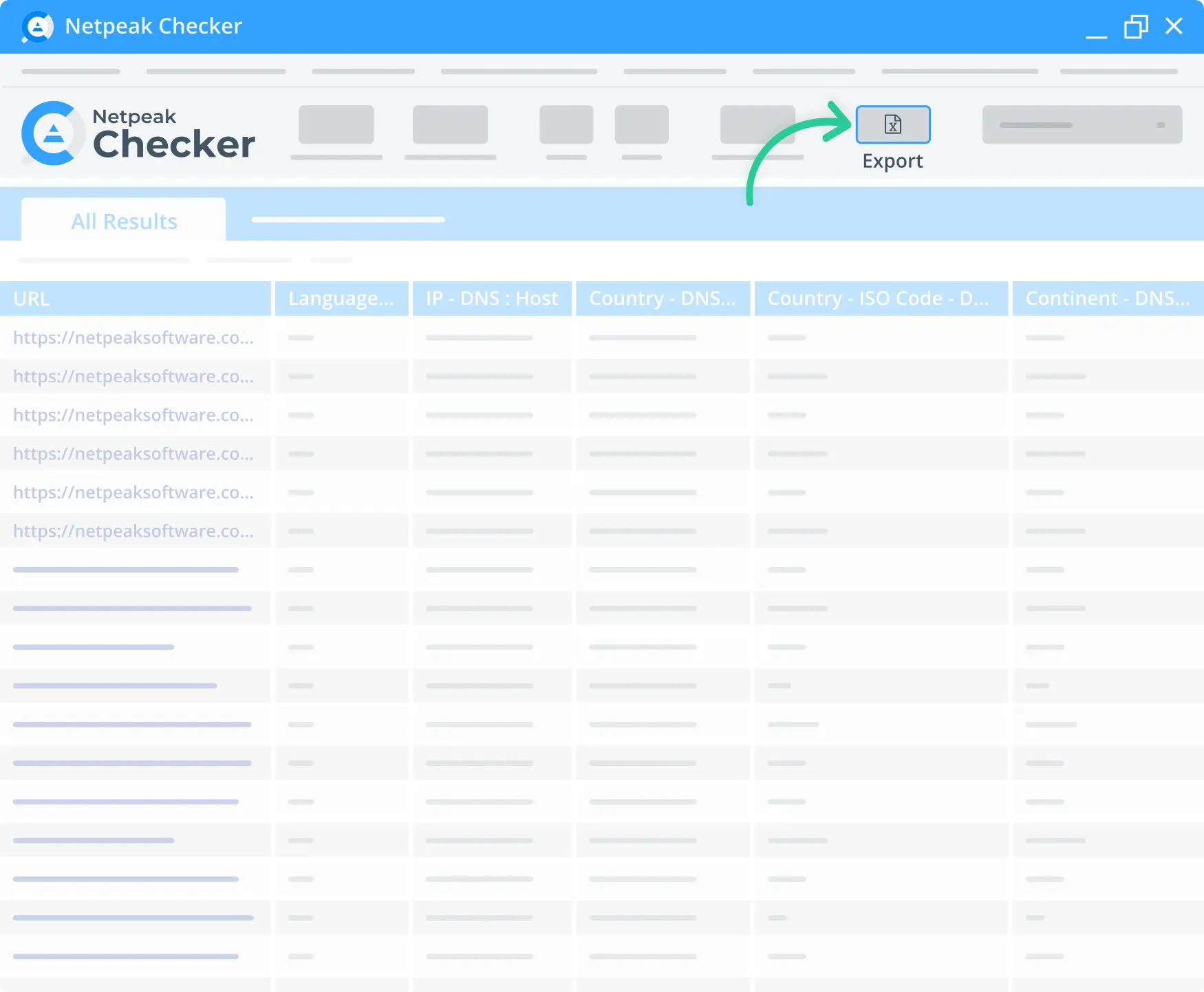 Вы можете скачать отчет анализа из Netpeak Checker всего за несколько минут.