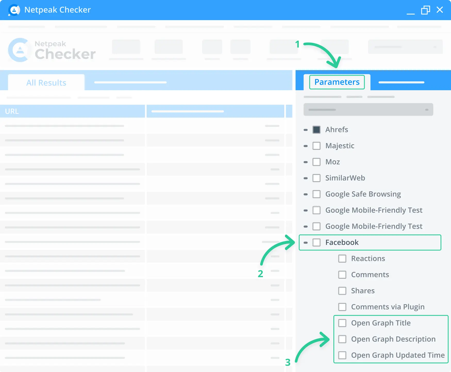 open graph checker parameters