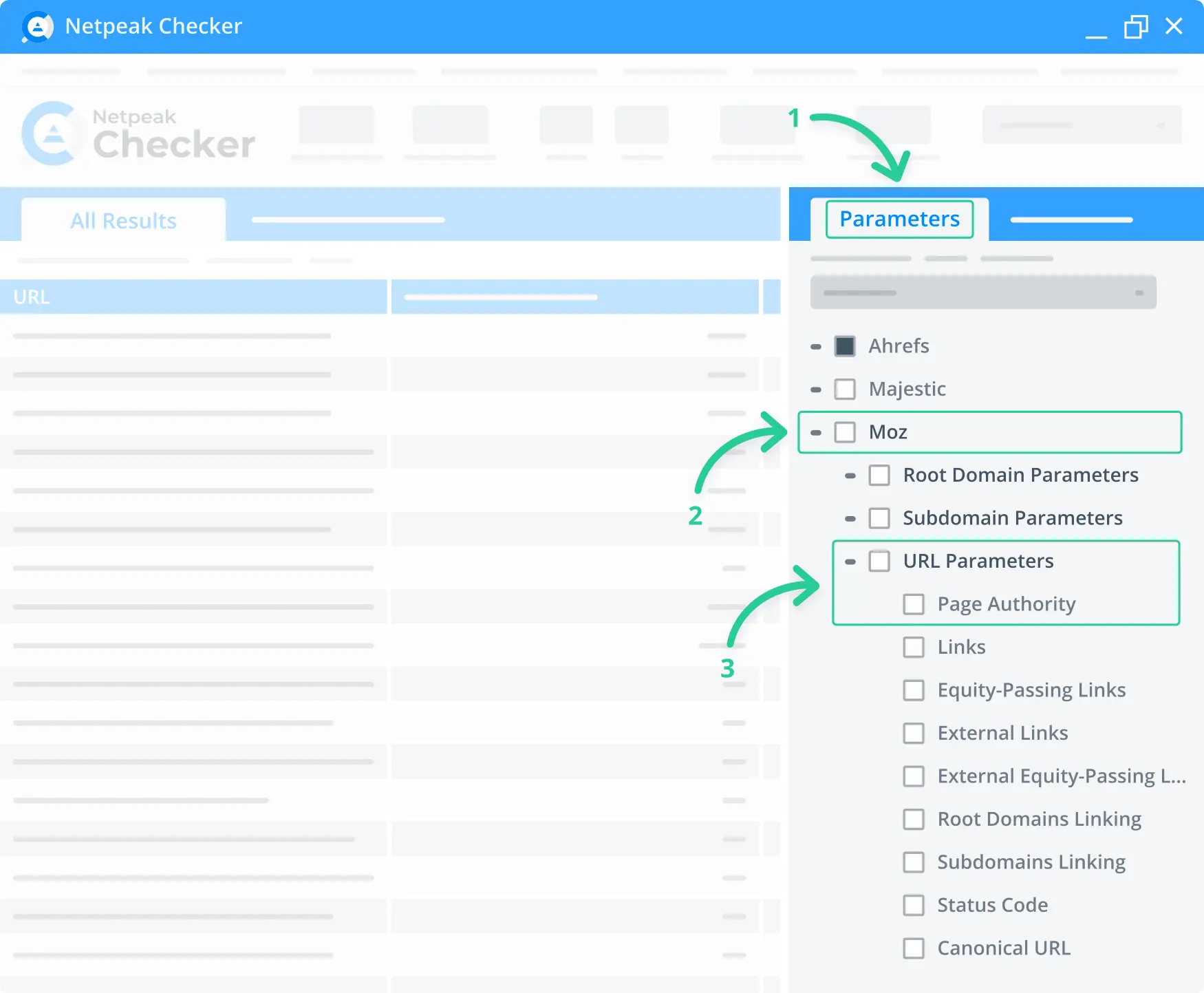 choose parameters for pa check