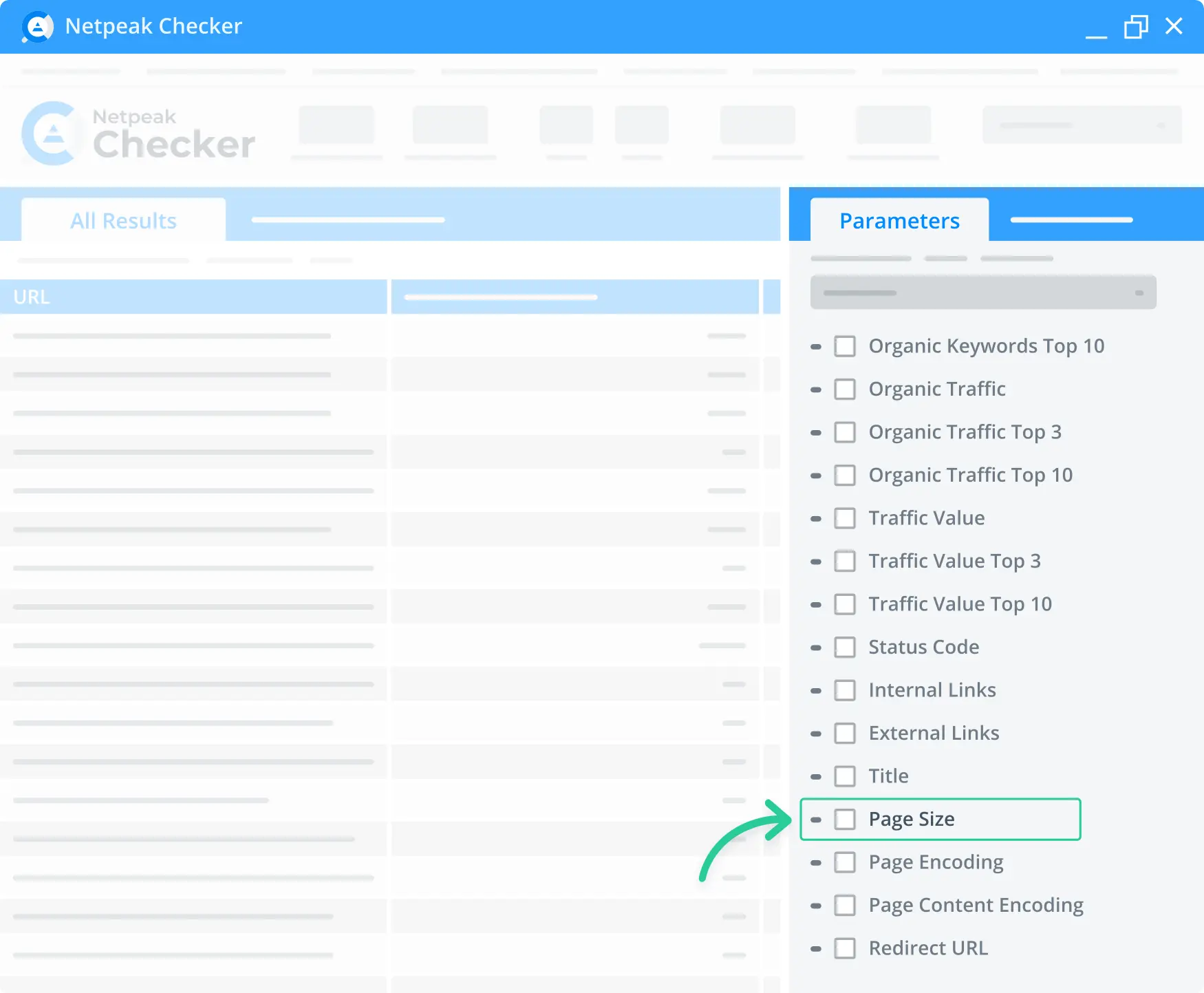 page size parameter