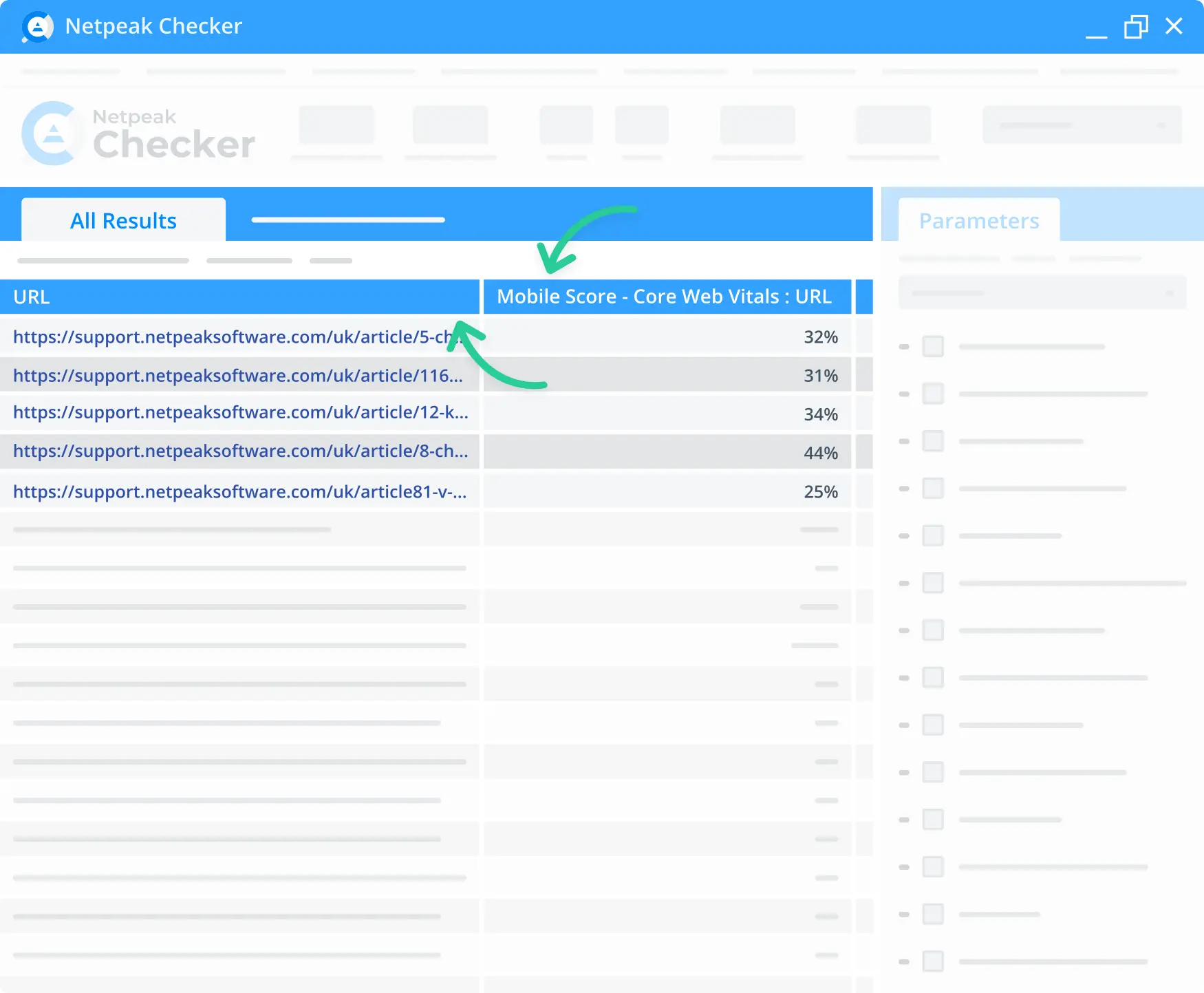 mobile and desktop score analyzer