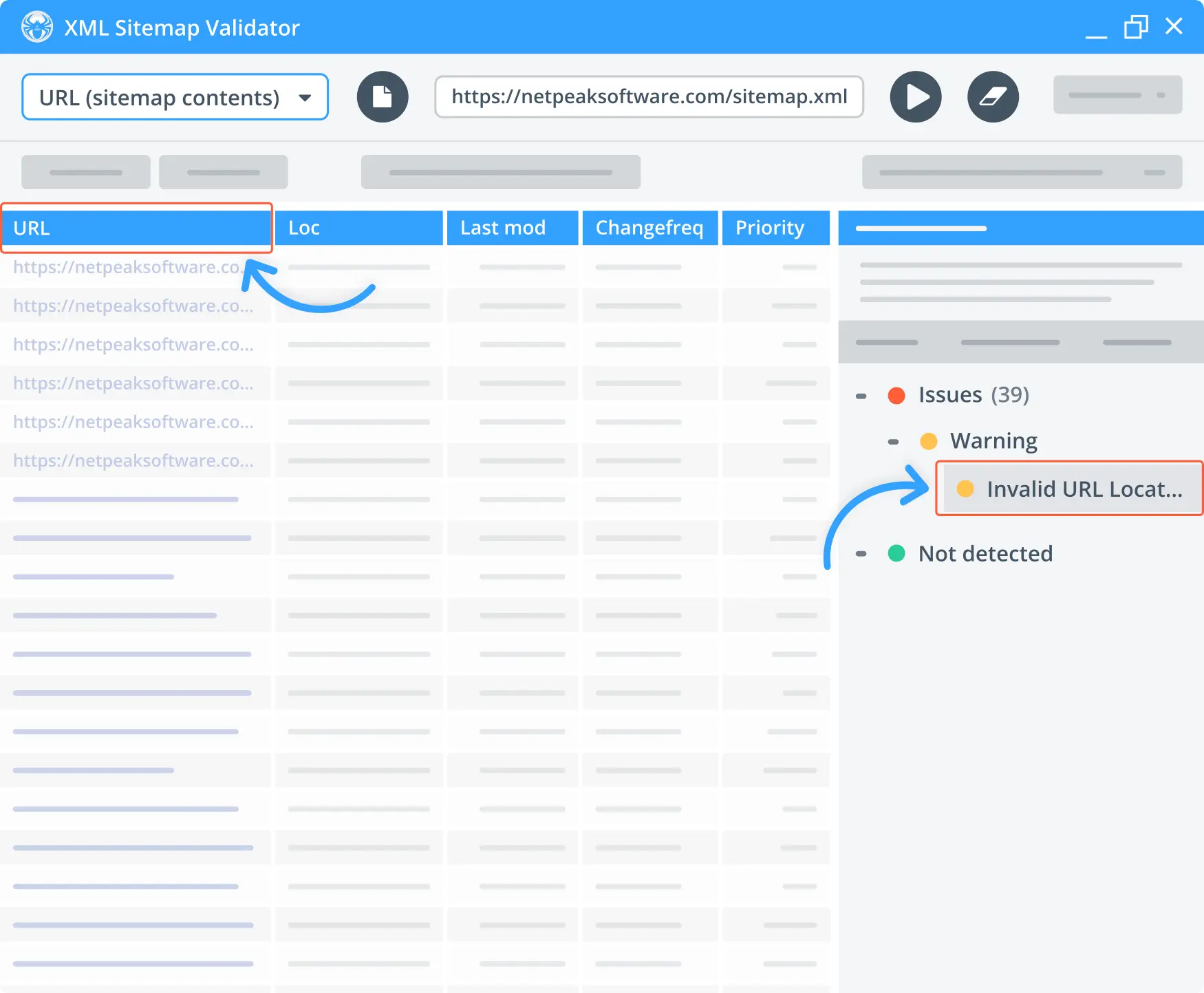 Отчеты о проблемах с файлом Sitemap.xml